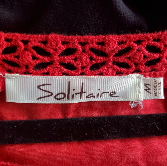 Solitaire red medium top - Picture 3 of 3